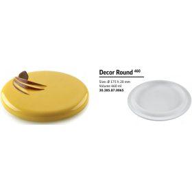 DECOR ROUND 460 Szilikon forma 175x20mm 460ml