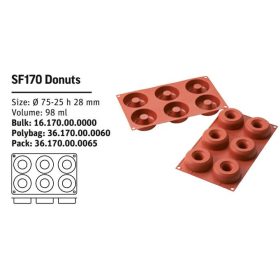 SF170 Szilikon forma DONUTS