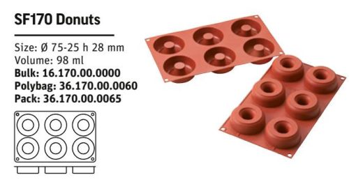 SF170 Szilikon forma DONUTS