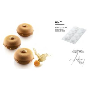 ODE50 Szilikon forma fehér 55X25mm