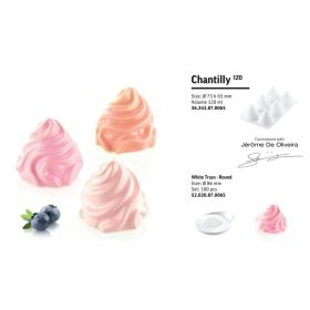 CHANTILLY120 Szilikon forma 73x65mm 120ml SF343
