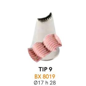 BX8019 Csővég 19mm