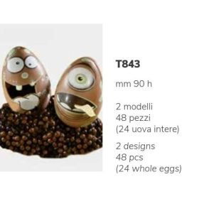 T843 Csokoládé sablon tojás