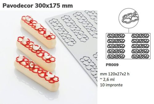 PR009 Szilikon dekor forma