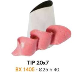 BX1405 Csővég 5x20mm