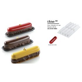 L' ECLAIR120  Szilikon forma fehér 135x28x37mm SF319
