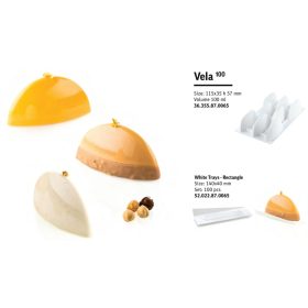 VELA100 Szilikon forma fehér SF355