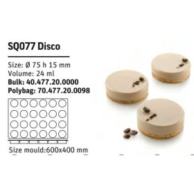 SQ077 Szilikon forma DISCO