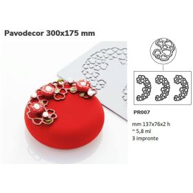 PR007 Szilikon dekor forma