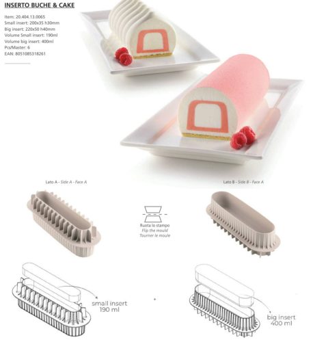 INSERTO BUCHE & CAKE Szilikon forma