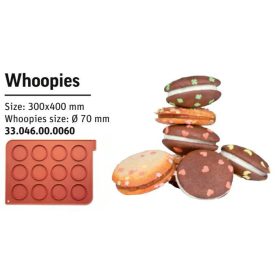 WOP01 Sütőlap szilikon WHOOPIES 12db/lap