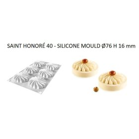 SAINT HONORÉ Szilikon forma kerek fehér 76x16mm SF365