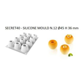 SECRET40 Szilikon forma fehér 45X36mm