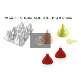VEGA90 Szilikon forma fehér 64x68mm
