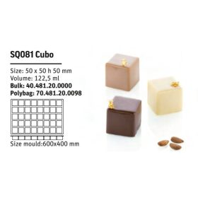 SQ081 Szilikon forma CUBE