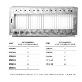 LT35H6 Vágókeret húros vágóhoz 3,5cm