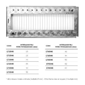 LT40H6 Vágókeret húros vágóhoz 4cm