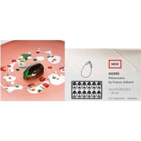 GG055 Szilikon forma gasztro padlizsán/MELANZANA