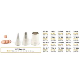 BT218 Csővég sima 18mm