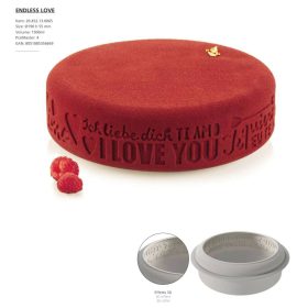 ENDLESS LOVE Szilikon torta forma 1500ml 190mm