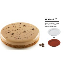 KIT KLASSIK580 Szilikon torta forma 2x2900ml 157x15mm