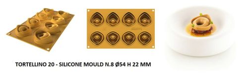 TORTELLINO20 Szilikon forma gasztro