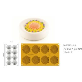 CANESTRELLO15 Szilikon forma gasztro