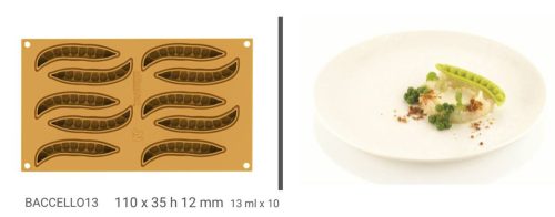 BACCELLO13 Szilikon forma gasztro borsó