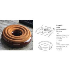 KE069S Pavocake tortaforma 180x44mm HULA