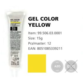 GEL COLOR Festék gel sárga 15gr.