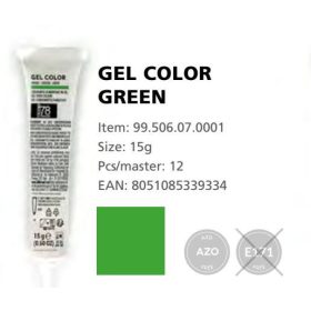 GEL COLOR Festék gel zöld 15gr.