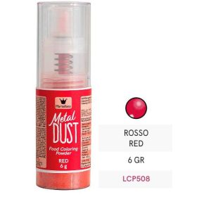 40LCP508  GLITTER Festékpor pumpás PIROS pearl 10gr