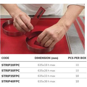 STRIP35FPC Szilikon mikroperforált szalag 635x35mm 10db/cs