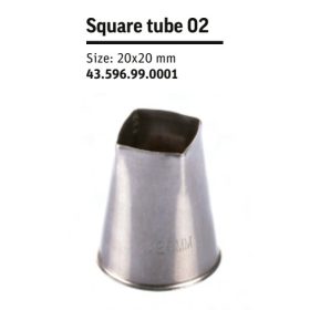 TUBE SQUARE Csővég szögletes 15x20mm
