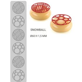 SNOWBALL Szilikon forma dekor 60x1,5mm (400x80mm)