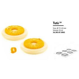 TUTÚ24  Szilikon forma 75x8mm 100ml 6db/forma SF333