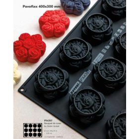 PX4397 Szilikon forma 12db/forma 100ml Bouquet de roses