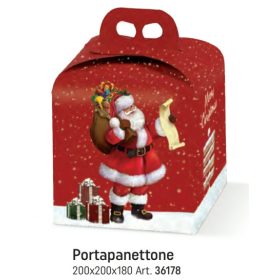 36178 Diszdoboz panettone babbo natale