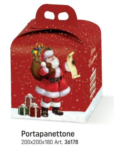 36178 Diszdoboz panettone babbo natale