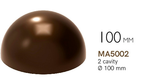 MA5002 Bonbon forma félgömb 100mm ~37gr. 2db