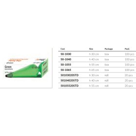 50104020STD Habzsák eldobható 20db/tek. zöld
