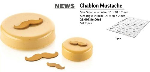 CHABLON MUSTACHE Szilikon sablon szett