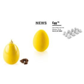 EGG70 Szilikon forma fehér