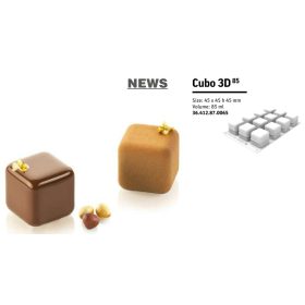 CUBO85 3D Szilikon forma 45x45x45mm 85ml SF412