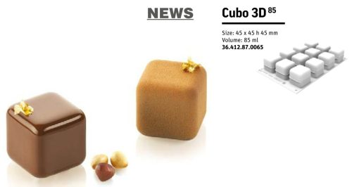 CUBO85 3D Szilikon forma 45x45x45mm 85ml