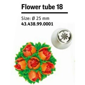 FLOWER TUBE18 Csővég 25mm