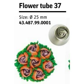 FLOWER TUBE37 Csővég 25mm