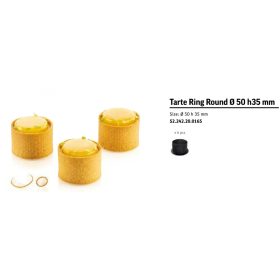 TARTE RING 50 Sütő forma szett 50x35mm 6db/cs