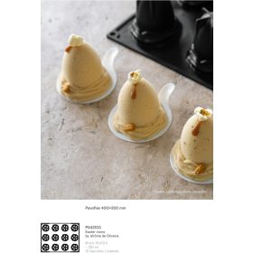 PX43103 Szilikon forma 70x24cm 12db/forma 120ml Easter Mono