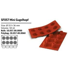 SF057 Szilikon forma MINI GUGELFHOPF